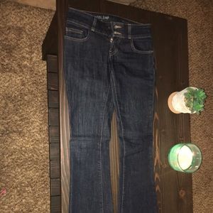 Vans Dark Skinny Flare Jeans